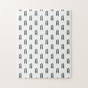 Monogram Cursive Frustration Puzzle