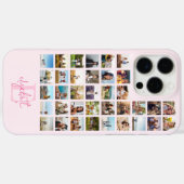 Monogram Custom 36 Foto Collage Case-Mate iPhone Hülle (Rückseite (Horizontal))