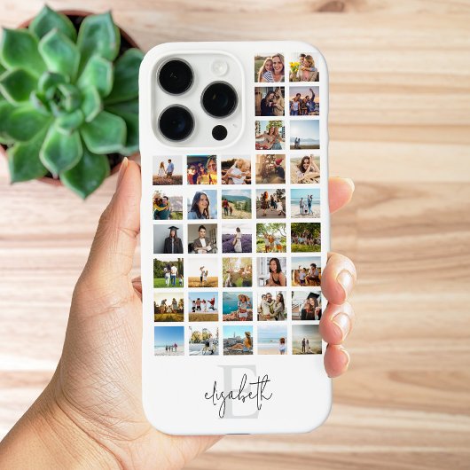 Monogram Custom 36 Foto Collage Case-Mate iPhone Hülle