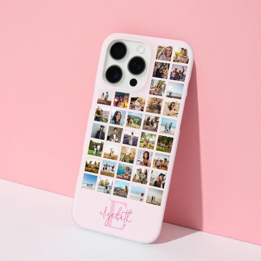 Monogram Custom 36 Foto Collage Case-Mate iPhone Hülle