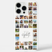 Monogram Custom 37 Foto Collage Case-Mate iPhone Hülle (Rückseite)