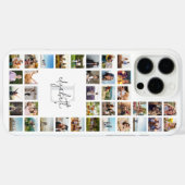 Monogram Custom 37 Foto Collage Case-Mate iPhone Hülle (Rückseite (Horizontal))