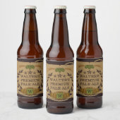 Monogram Custom Beer Labels Bierflaschenetikett (Flaschen)