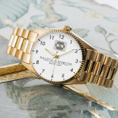  Monogram  Custom Couple Names – Elegant gift Armbanduhr
