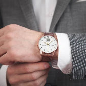 Monogram Custom Couple Names – Elegant gift Armbanduhr