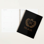 Monogram Custom Luxury Black Gold mit elegantem Sc Planer (Anzeige)