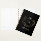 Monogram Custom Luxury Black Gold mit elegantem Sc Planer (Anzeige)