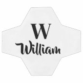 Monogram Custom Name Classic Sports Fußball (Flach)