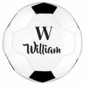 Monogram Custom Name Classic Sports Fußball (Vorderseite)