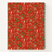 Monogram Custom Spiral Notebook Notizblock (Rückseite)