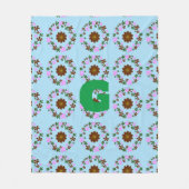 Monogram Customize Wedding Wohngestaltung Fleecedecke (Vorderseite)