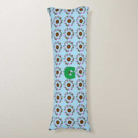 Monogram Customize Wedding Wohngestaltung Seitenschläferkissen (Vorderseite Vertikal)