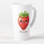 Monogram cute strawberry kawaii milchtasse (Rechte Ecke)
