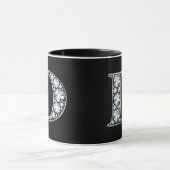 Monogram D Imitate Diamond Tasse (Zentrum)