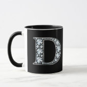 Monogram D Imitate Diamond Tasse (Links)