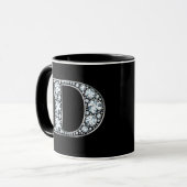 Monogram D Imitate Diamond Tasse (Vorderseite Links)