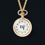 Monogram Daisy Necklace Watch Armbanduhr<br><div class="desc">Monogram Daisy Necklace Watch</div>