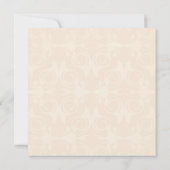 Monogram Damask - Einladung zur Hochzeit (Rückseite)