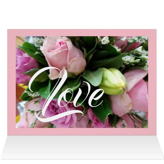 Monogram danke, dass du Rosen hochzimmern kannst (Innenansicht Horizontal (Oben))