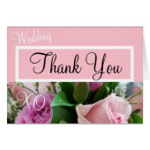 Monogram danke, dass du Rosen hochzimmern kannst (Vorderseite (Horizontal))