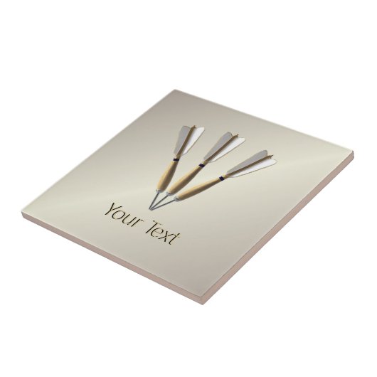 Monogram Darts Design Fliese (Seite)