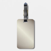 Monogram Darts Design Gepäckanhänger (Rückseite vertikal)