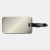 Monogram Darts Design Gepäckanhänger (Rückseite horizontal)