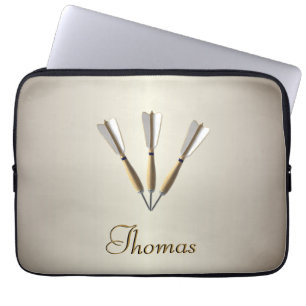 Monogram Darts Design Laptopschutzhülle
