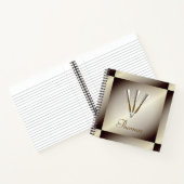 Monogram Darts Design Notizblock (Innenseite)