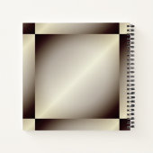 Monogram Darts Design Notizblock (Rückseite)