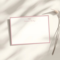 Monogram Decorative Typografie | Dusty Pink