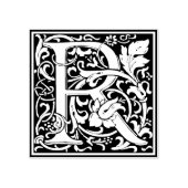 Monogram-Dekorationsbrief R Gummistempel (Prägung)