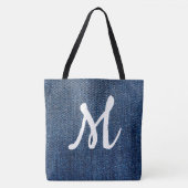 Monogram Denim Tasche (Vorderseite)