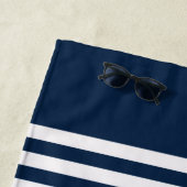 Monogram der Modern Beach House Family Strandtuch (Beispiel)