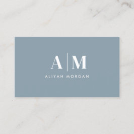 Monogram des Accountant Einfach Minimalistisch Dus Visitenkarte