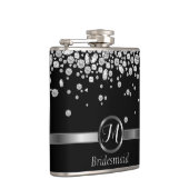 Monogram Diamond - Bridesmaid Flachmann (Rechts)