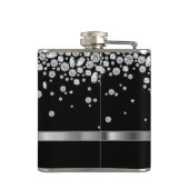 Monogram Diamond - Bridesmaid Flachmann (Rückseite)