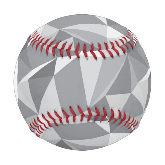 Monogram Diamond Pattern - Abstraktes Polygon Baseball (Vorderseite)