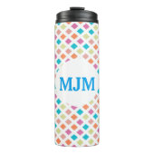 Monogram Diamond Pattern Thermo Tumbler Thermosbecher (Vorderseite)