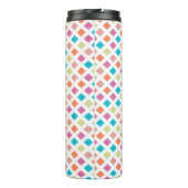Monogram Diamond Pattern Thermo Tumbler Thermosbecher (Rückseite)