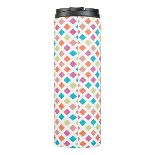 Monogram Diamond Pattern Thermo Tumbler Thermosbecher (Rückseite)