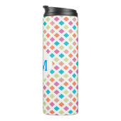 Monogram Diamond Pattern Thermo Tumbler Thermosbecher (Nach rechts gedreht)