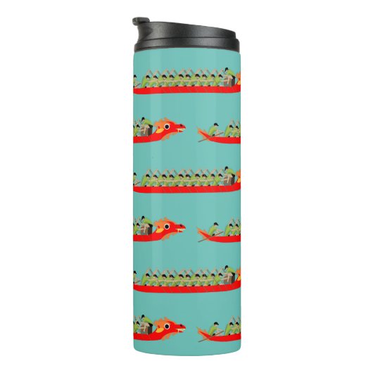 Monogram Dragon Boat Racing Thermosbecher (Nach rechts gedreht)