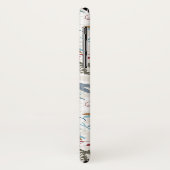 Monogram Dragonfly-Muster Case-Mate iPhone Hülle (Hinten/Links)