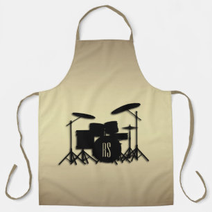 Monogram Drum Set Antiquitäten Gold Schürze