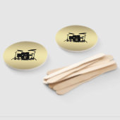 Monogram Drum Set Gold Fächer (Non-assembled)