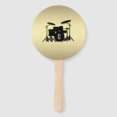 Monogram Drum Set Gold Fächer (Vorderseite)