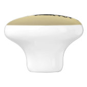 Monogram Drum Set Gold Keramikknauf (Seitenansicht)