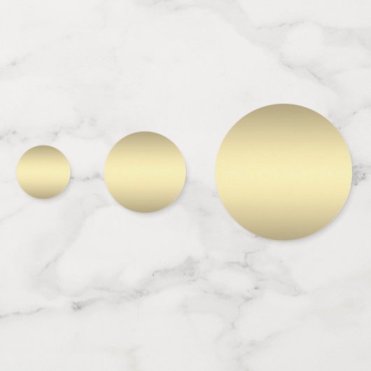 Monogram Drum Set Gold Konfetti (Rückseiten)