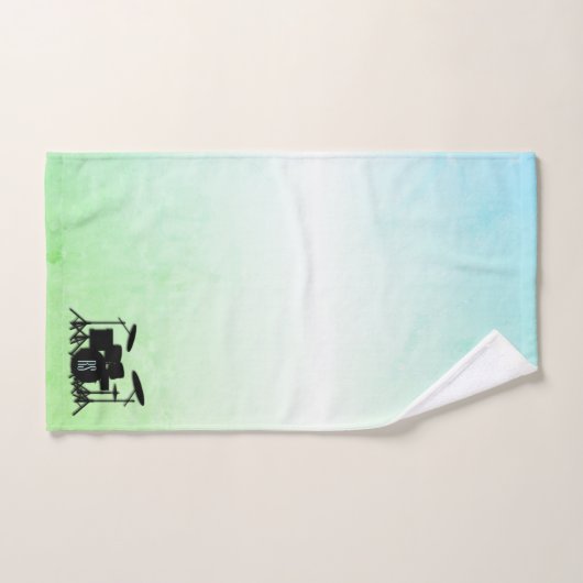 Monogram Drum Set Green (Handtuch)